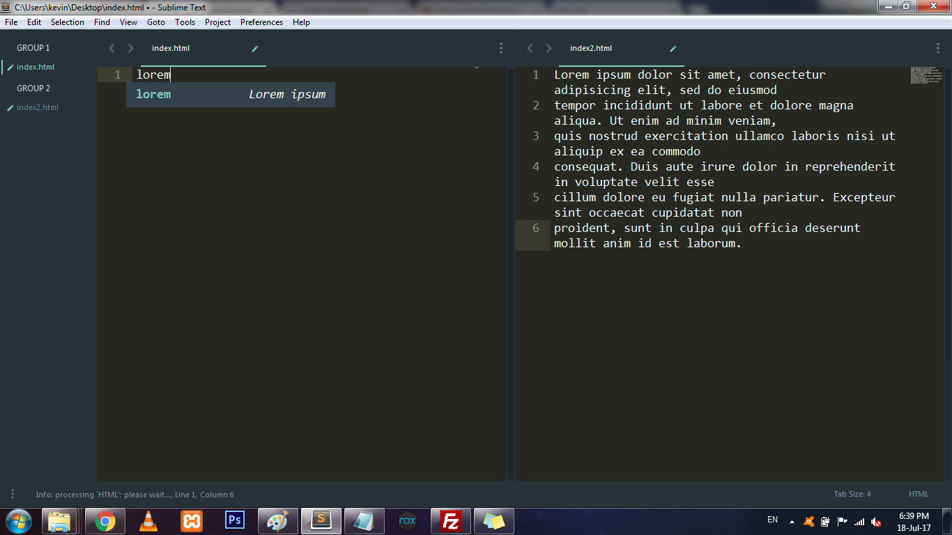how to write html and css code easily and faster write code
